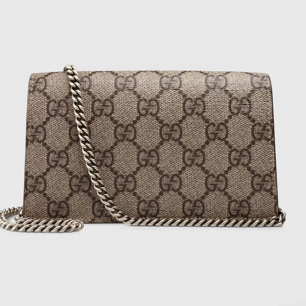 ✨FULL INCLUSION - GUCCI DIONYSUS Super Mini Bag GG Supreme Crossbody/Shoulder - Picture 8 of 9